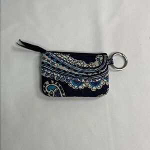 Vera Bradley Floral Blue and Cream Wallet